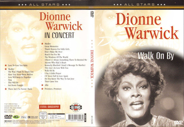 Dionne Warwick : In Concert: Walk On By (DVD-V, PAL)