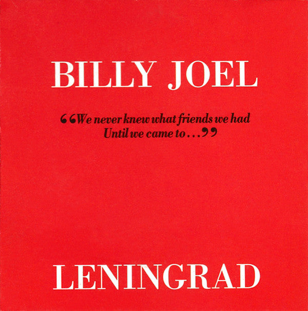Billy Joel : Leningrad (CD, Mini, Maxi)