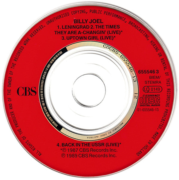 Billy Joel : Leningrad (CD, Mini, Maxi)