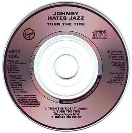 Johnny Hates Jazz : Turn The Tide (CD, Mini, Single)