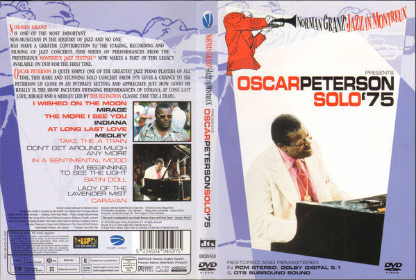Oscar Peterson : Solo'75 (DVD-V, RM, Multichannel, PAL)