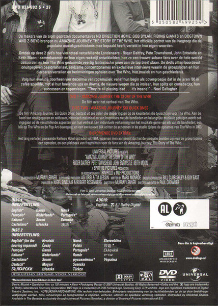 The Who : Amazing Journey: The Story Of The Who (2xDVD-V, PAL)