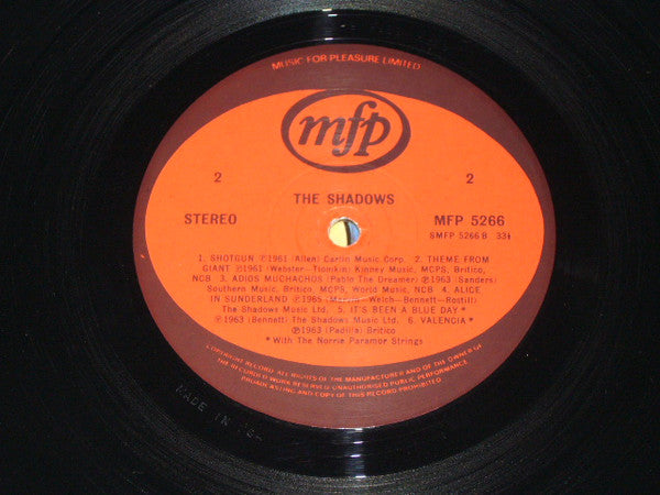 The Shadows : Mustang (LP, Comp)