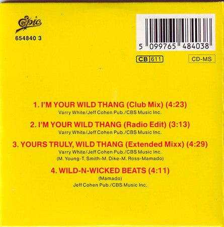 Mamado & She : I'm Your Wild Thang (CD, Mini, Maxi)