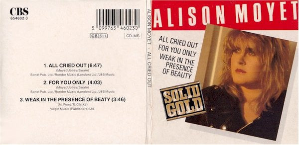 Alison Moyet : All Cried Out / For You Only / Weak In The Presence Of Beauty (CD, Mini, EP, Comp)