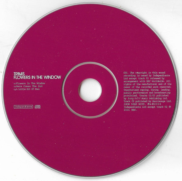 Travis : Flowers In The Window (CD, Single, CD1)