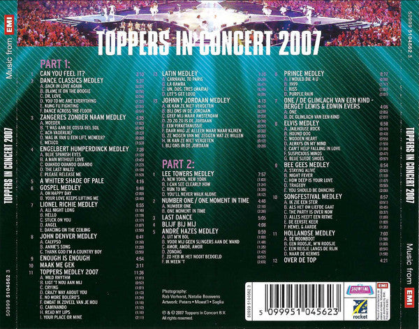 Toppers : Toppers In Concert 2007 (CD, Album)