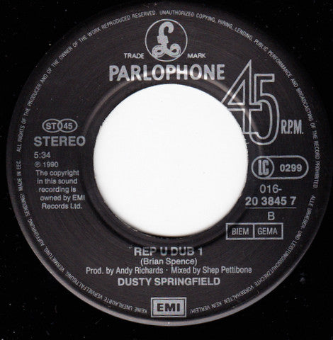 Dusty Springfield : Reputation (7", Single)