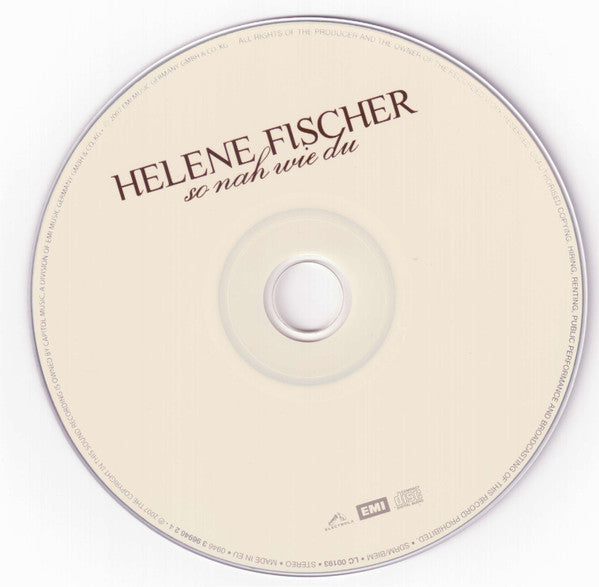 Helene Fischer : So Nah Wie Du (CD, Album)