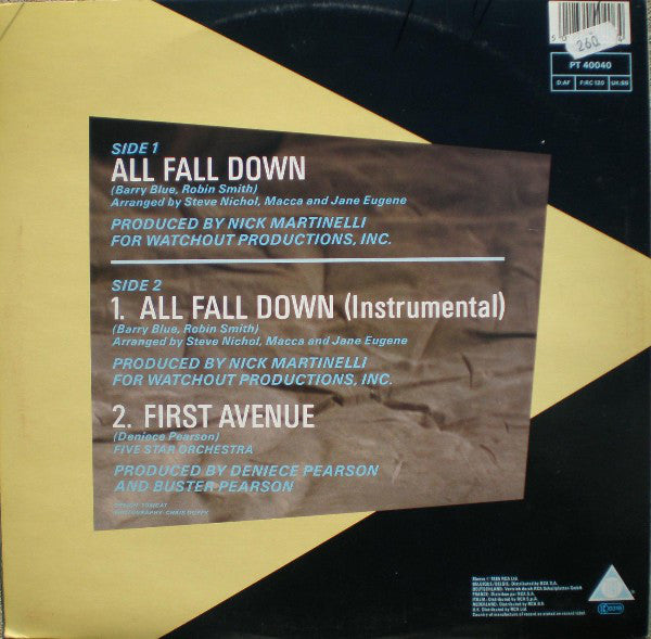 Five Star : All Fall Down (12")