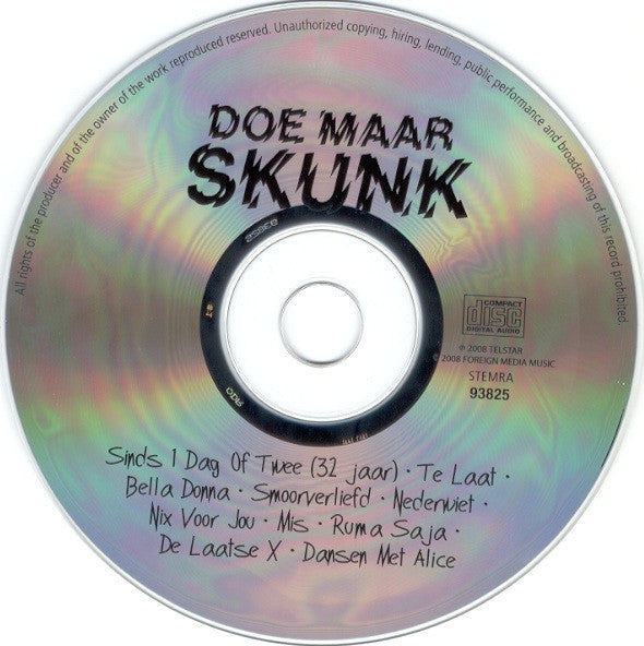 Doe Maar : Skunk (CD, Album, RM)