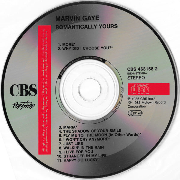 Marvin Gaye : Romantically Yours (CD, Comp)
