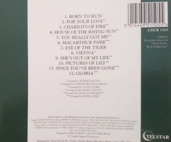 London Symphony Orchestra : Classic Rock Classics - Volume 5 - Chariots Of Fire (CD, Album, RE)