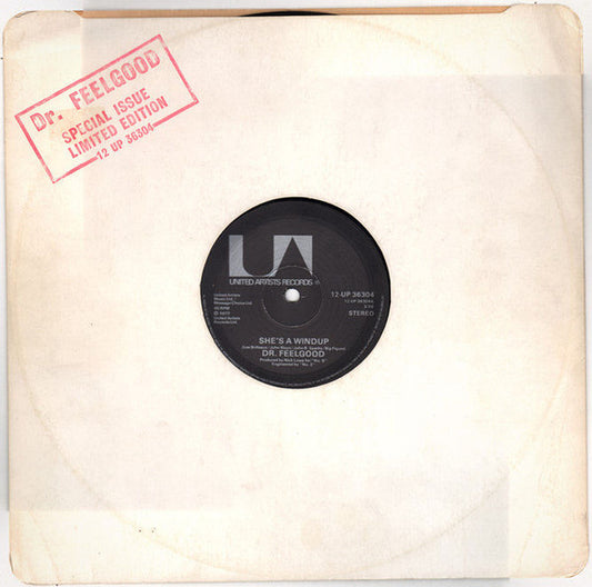 Dr. Feelgood : She's A Windup (12", Single, Ltd, S/Edition)