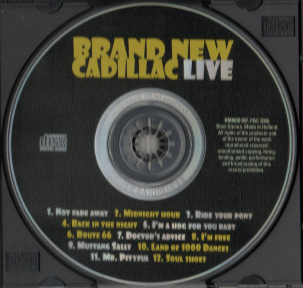 Brand New Cadillac : Live (CD, Album)