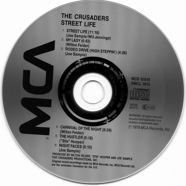The Crusaders : Street Life (CD, Album, RE)