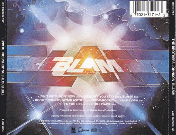 Brothers Johnson : Blam!! (CD, Album, RE, RM)
