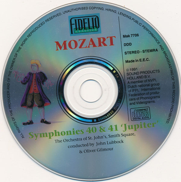 Wolfgang Amadeus Mozart : Symphonies 40 & 41 'Jupiter' (CD)
