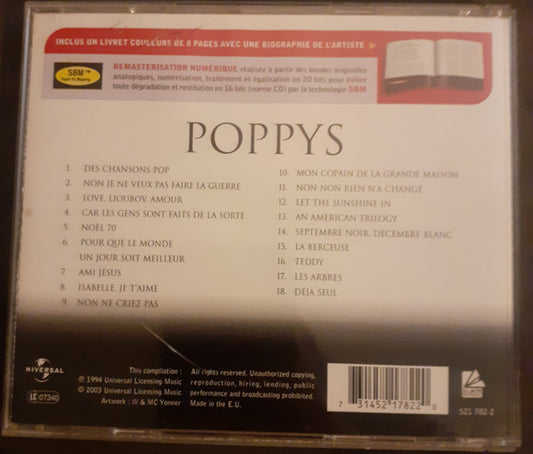 Poppys : Master Serie (CD, Comp, RE, SBM)
