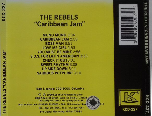 The Rebels (11) : Caribbean Jam (CD, Album)