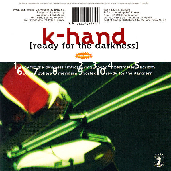 Kelli Hand : Ready For The Darkness (CD, Album)