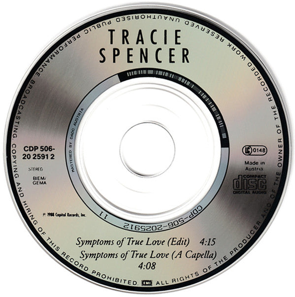 Tracie Spencer : Symptoms Of True Love (CD, Mini, Single)
