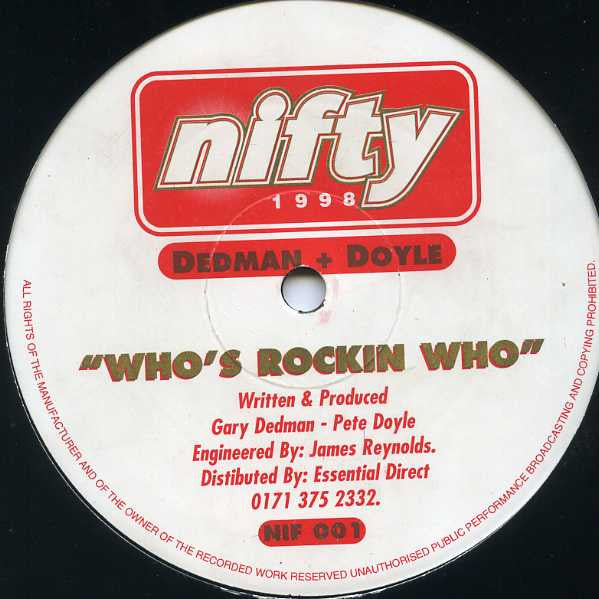 Gary Dedman + Pete Doyle : Who's Rockin Who (12", S/Sided)