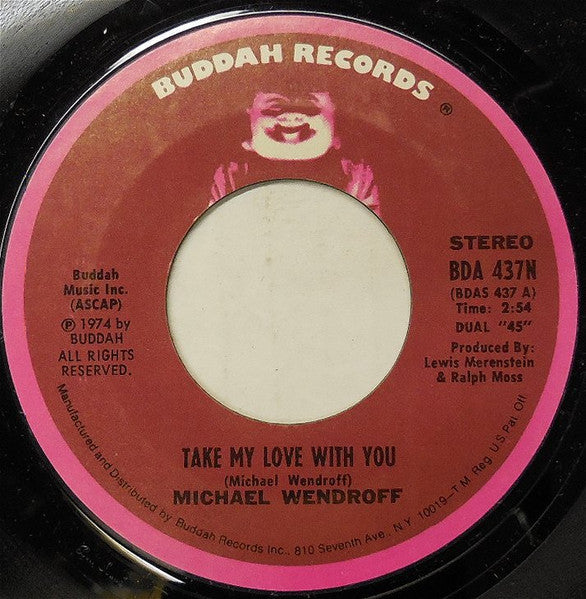 Michael Wendroff : Take My Love With You (7", Single)