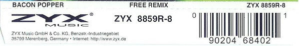 Bacon Popper : Free (Remix) (CD, Maxi)