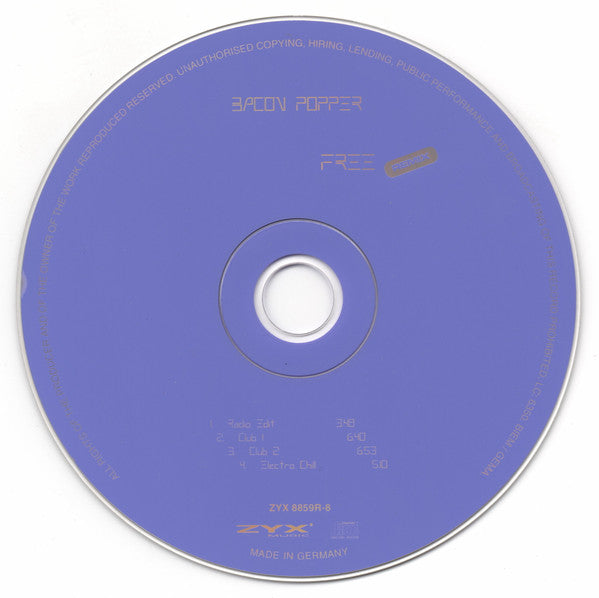 Bacon Popper : Free (Remix) (CD, Maxi)