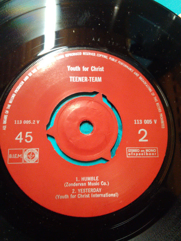 Youth For Christ Tiener Team : Tiener Team EP (7", EP)