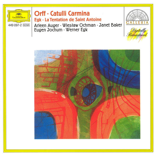 Carl Orff / Werner Egk : Catulli Carmina / La Tentation De Saint Antoine (CD, Comp, RM)