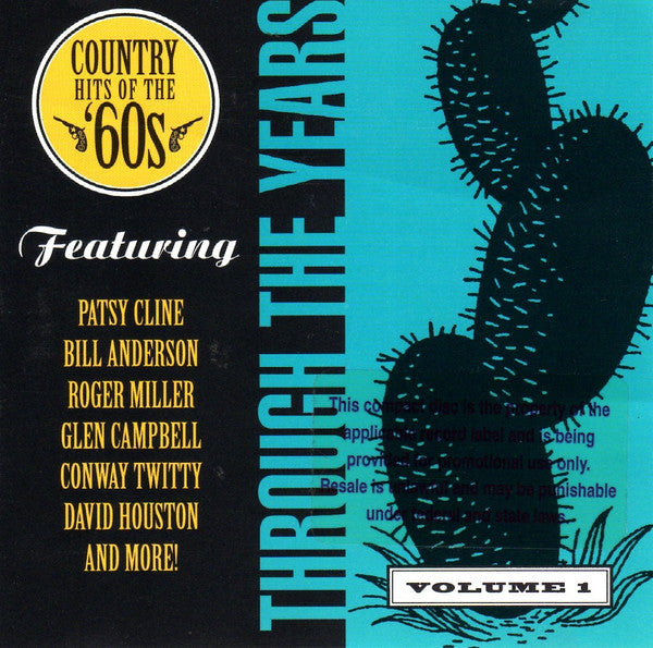 Various : Through The Years: Country Hits of The '60s Volume 1 (CD, Comp)