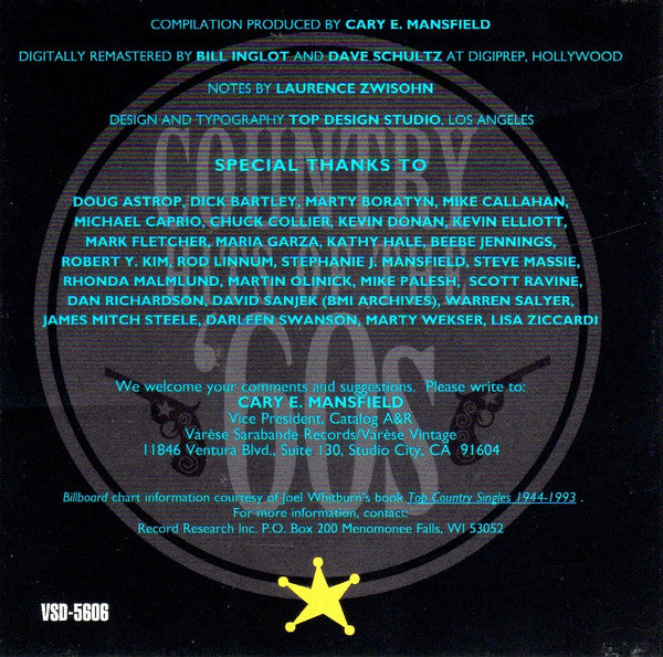 Various : Through The Years: Country Hits of The '60s Volume 1 (CD, Comp)