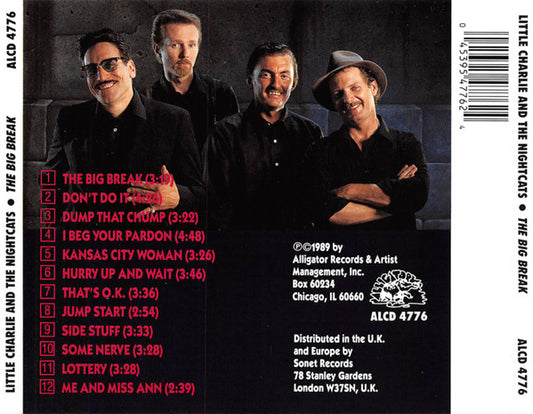 Little Charlie And The Nightcats : The Big Break (CD, Album, RE)