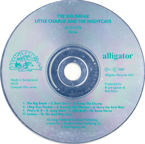Little Charlie And The Nightcats : The Big Break (CD, Album, RE)