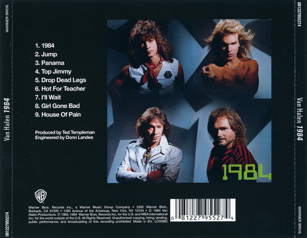 Van Halen : 1984 (CD, Album, RE, RM)