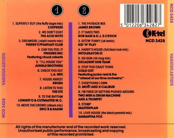 Various : Rappin' Up The House (2xCD, Album, Comp)