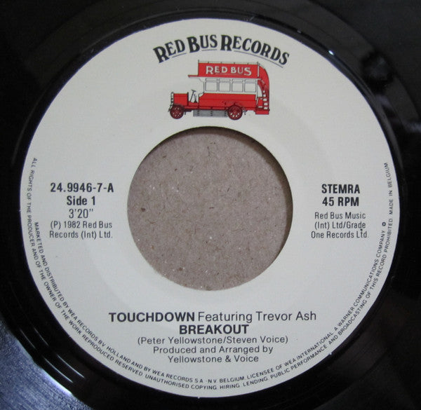 Touchdown Featuring Trevor Ash : Breakout (7", Single)