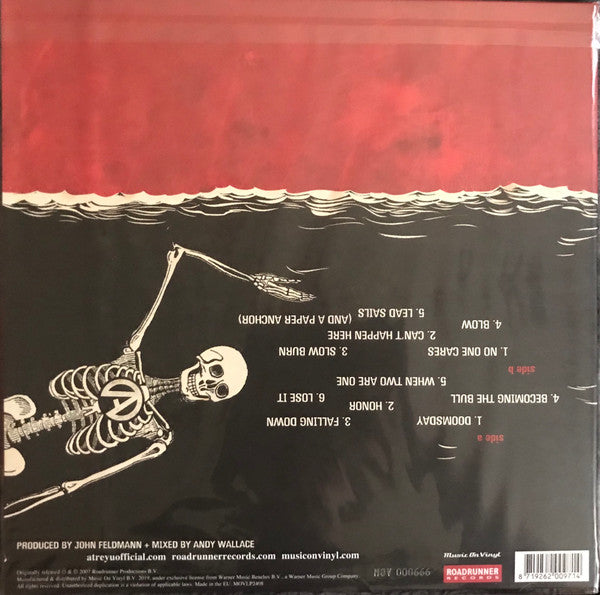 Atreyu : Lead Sails Paper Anchor (LP, Album, Ltd, Num, RE, Red)