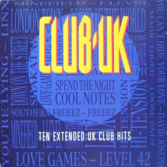 Various : Club UK - Ten Extended UK Club Hits (CD, Comp)