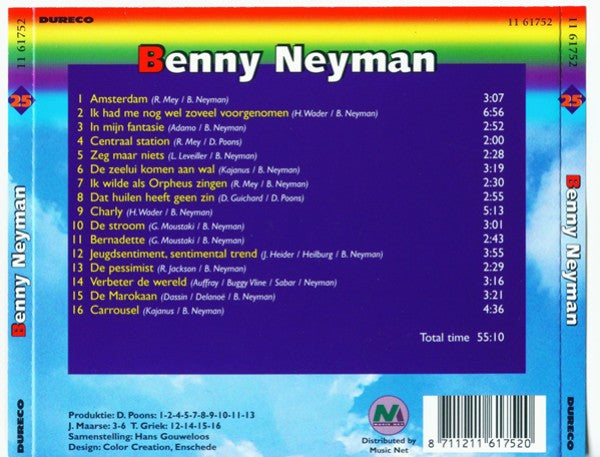 Benny Neyman : Benny Neyman (CD, Comp, RM)