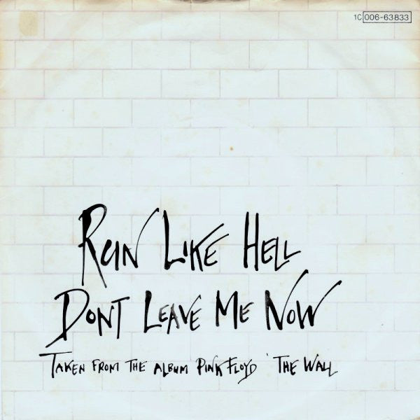 Pink Floyd : Run Like Hell (7", Single)