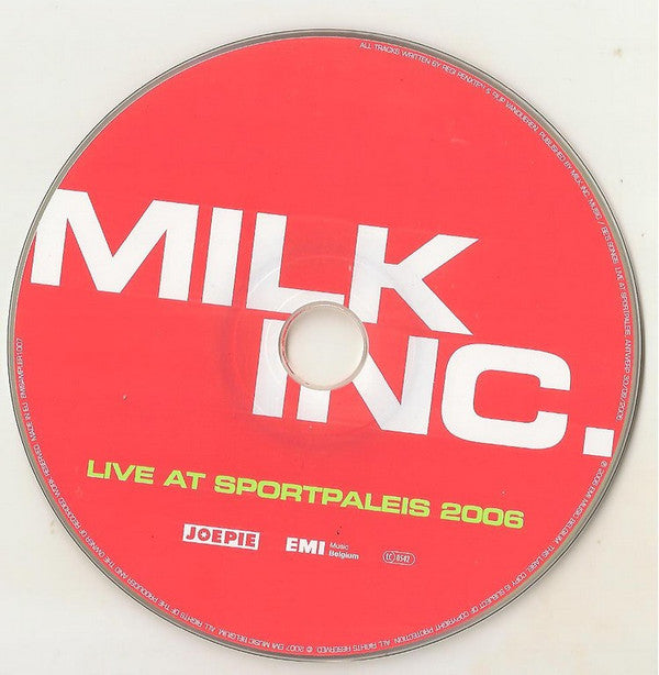 Milk Inc. : Live At Sportpaleis 2006 (CD, Promo)