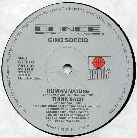 Gino Soccio : Human Nature (Remix) (12")