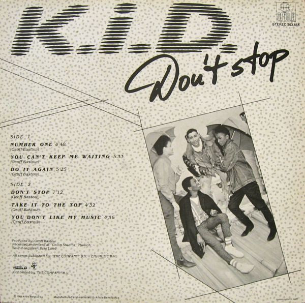 K.I.D. : Don't Stop (LP, Album)