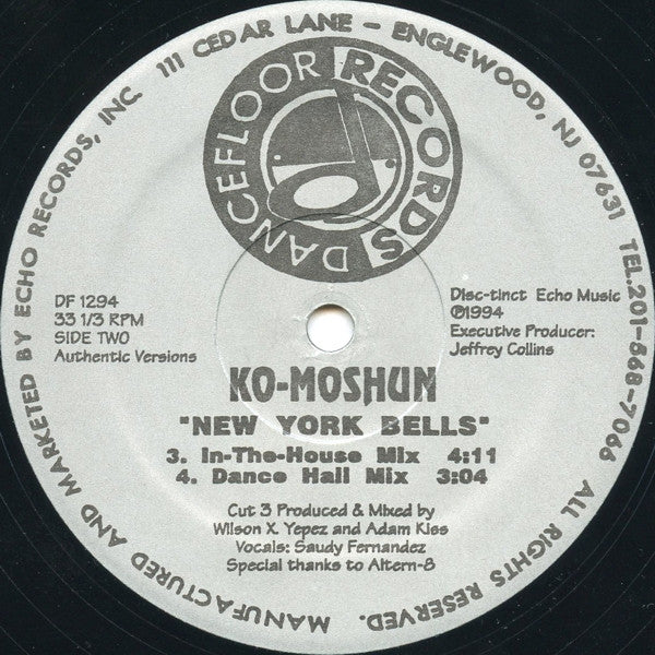 Ko-Moshun : New York Bells (12")