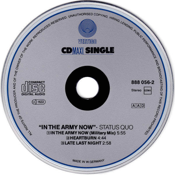 Status Quo : In The Army Now (CD, Maxi)