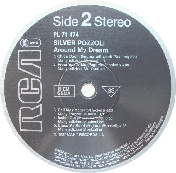 Silvio Pozzoli : Around My Dream (LP, Album)