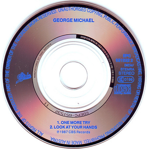 George Michael : One More Try (CD, Mini, Single)